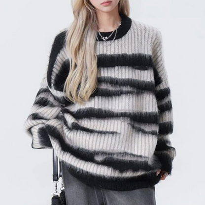 Oversized Stripe Sweater