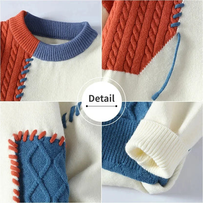 Stitch & Block Knit Sweater