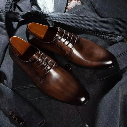 Men's Pointed Leather Shoes