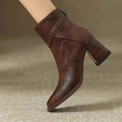 High Heeled Ankle Boots